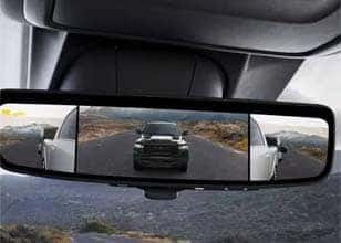AVAILABLE DIGITAL REARVIEW MIRROR WITH TOW MODE