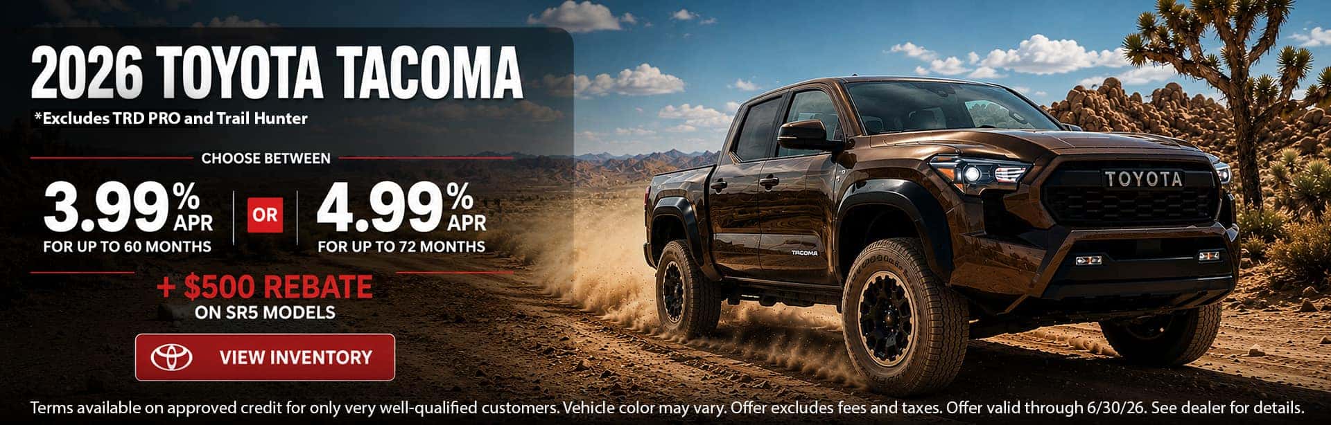 Tacoma Offer