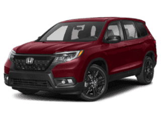 Angled view of the Honda Passport