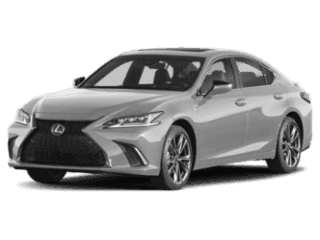 Angled view of the Lexus ES