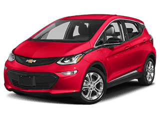 Angled view of the Chevrolet Bolt EV