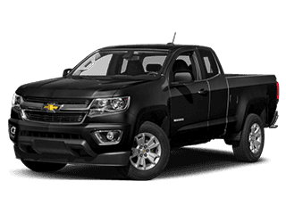 Angled view of the Chevrolet Colorado