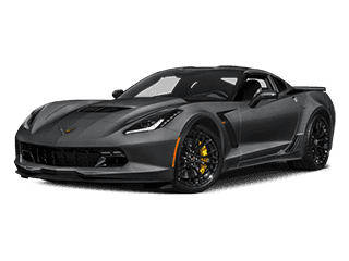 Angled view of the Chevrolet Corvette