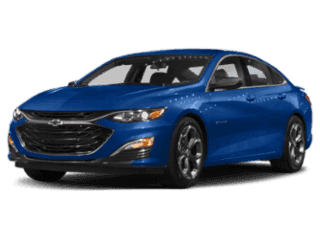 Angled view of the Chevrolet Malibu