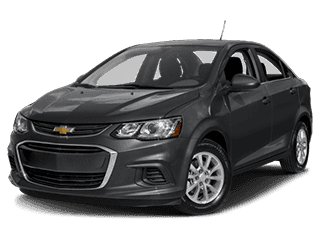 Angled view of the Chevrolet Sonic