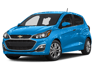 Angled view of the Chevrolet Spark