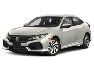 Angled view of the Honda Civic Hatchback