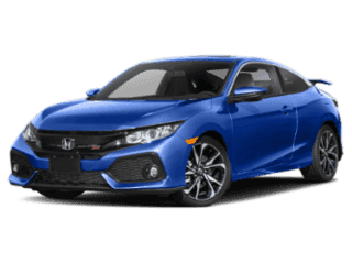 Angled view of the Honda Civic SI Coupe
