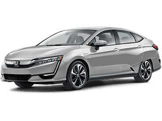 Angled view of the Honda Clarity Plug-In Hybrid