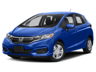 Angled view of the Honda Fit