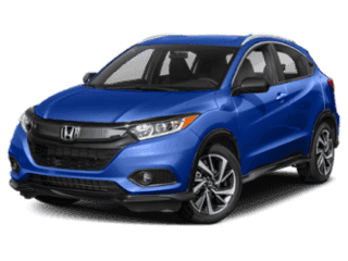 Angled view of the Honda HR-V