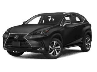 Angled view of the Lexus NX Hybrid