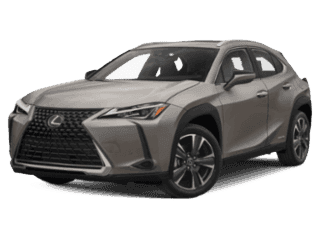 Angled view of the Lexus UX Hybrid