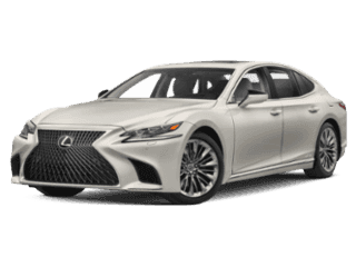 Angled view of the Lexus LS Hybrid