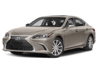 Angled view of the Lexus ES Hybrid