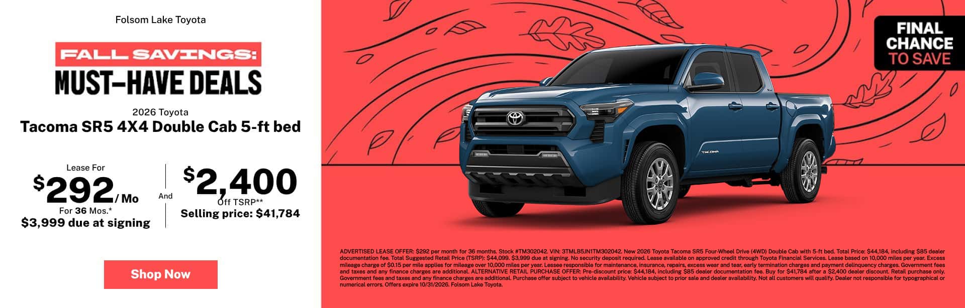 Tacoma SR5