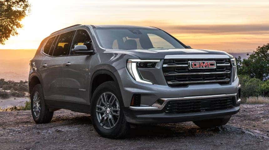 Parked GMC SUV