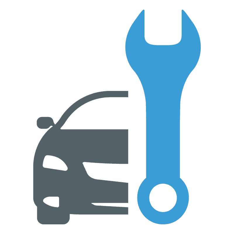 car with wrench icon
