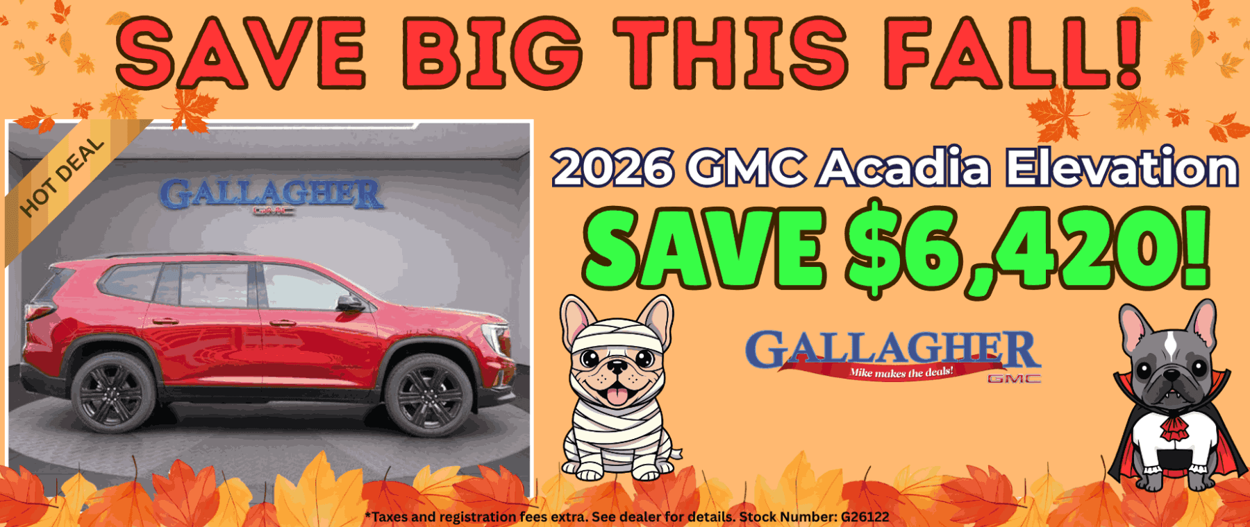 2026 GMC Acadia Elevation Save $6,420!