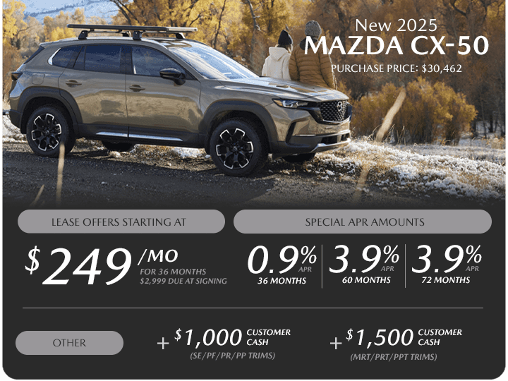 New 2025 MAZDA CX-50
