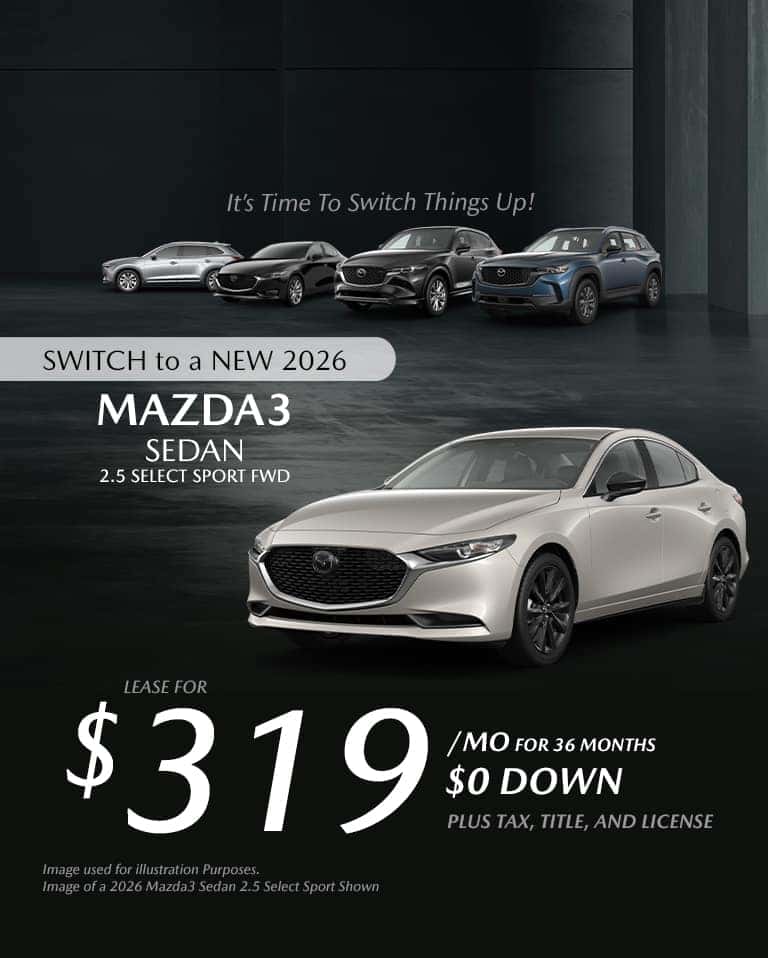New 2026 MAZDA3 Sedan