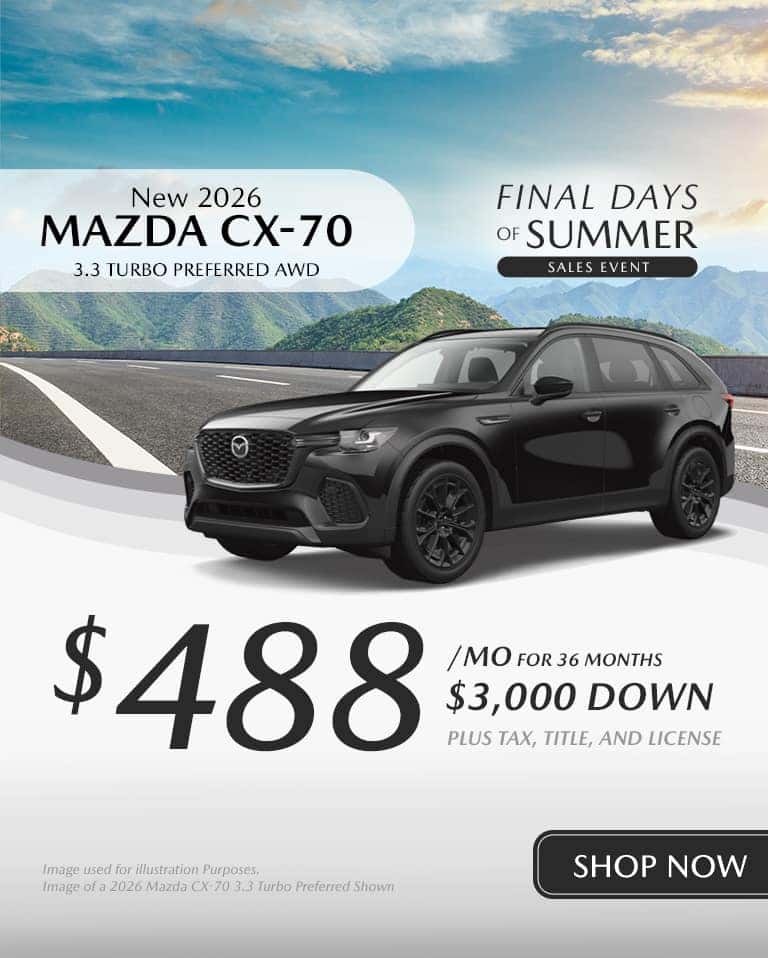 New 2026 MAZDA CX-70