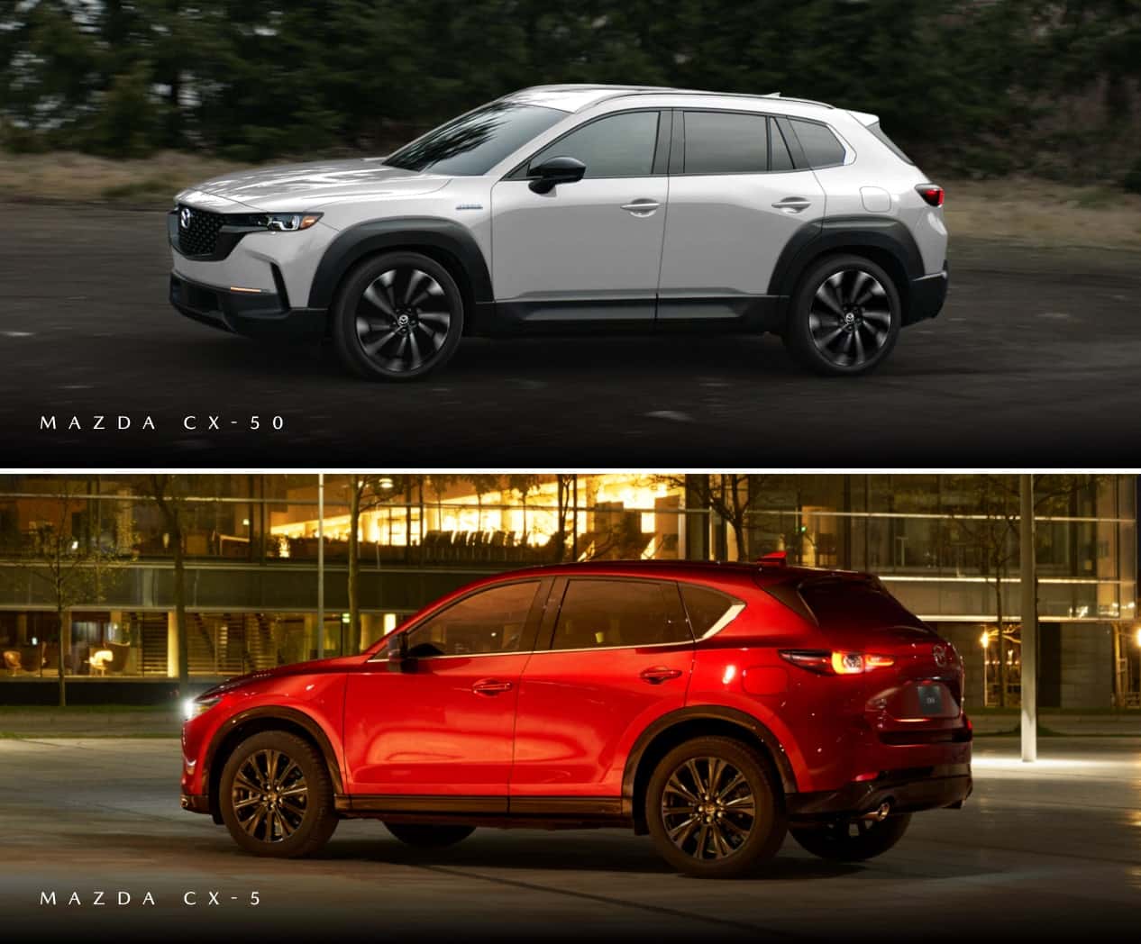 Comparing The 2025 Mazda CX5 Vs. Mazda CX50