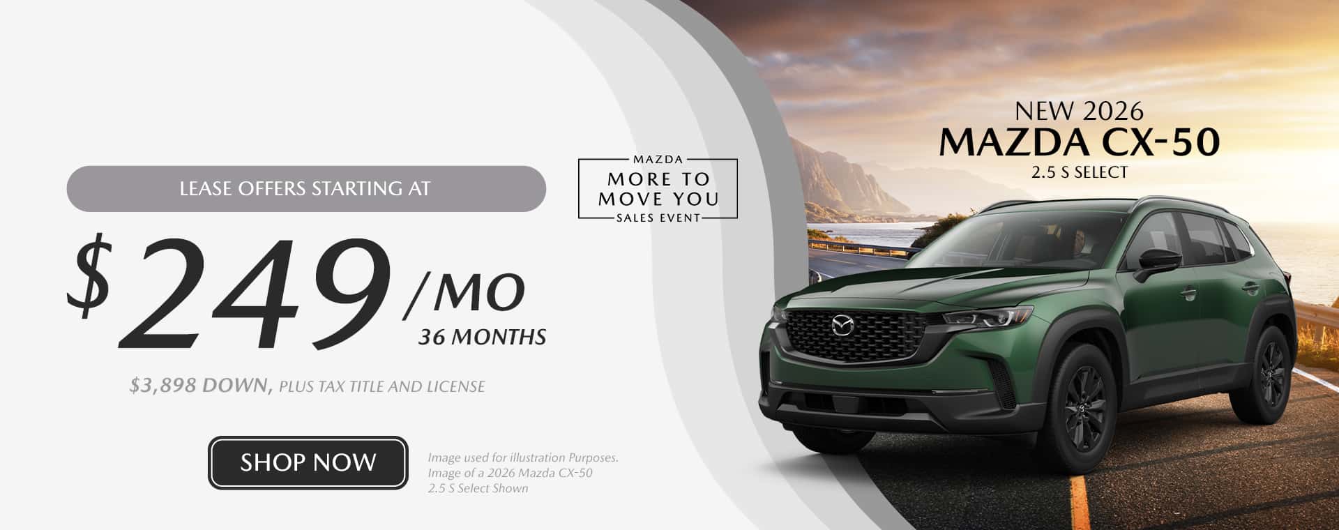 2026 Mazda CX50 Slide