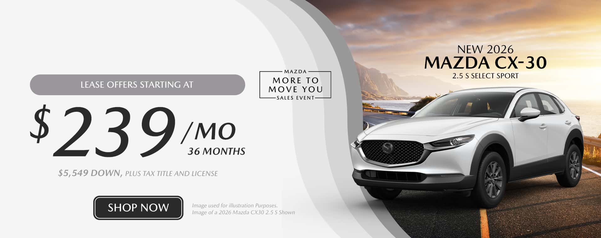 2026 Mazda CX30 Slide