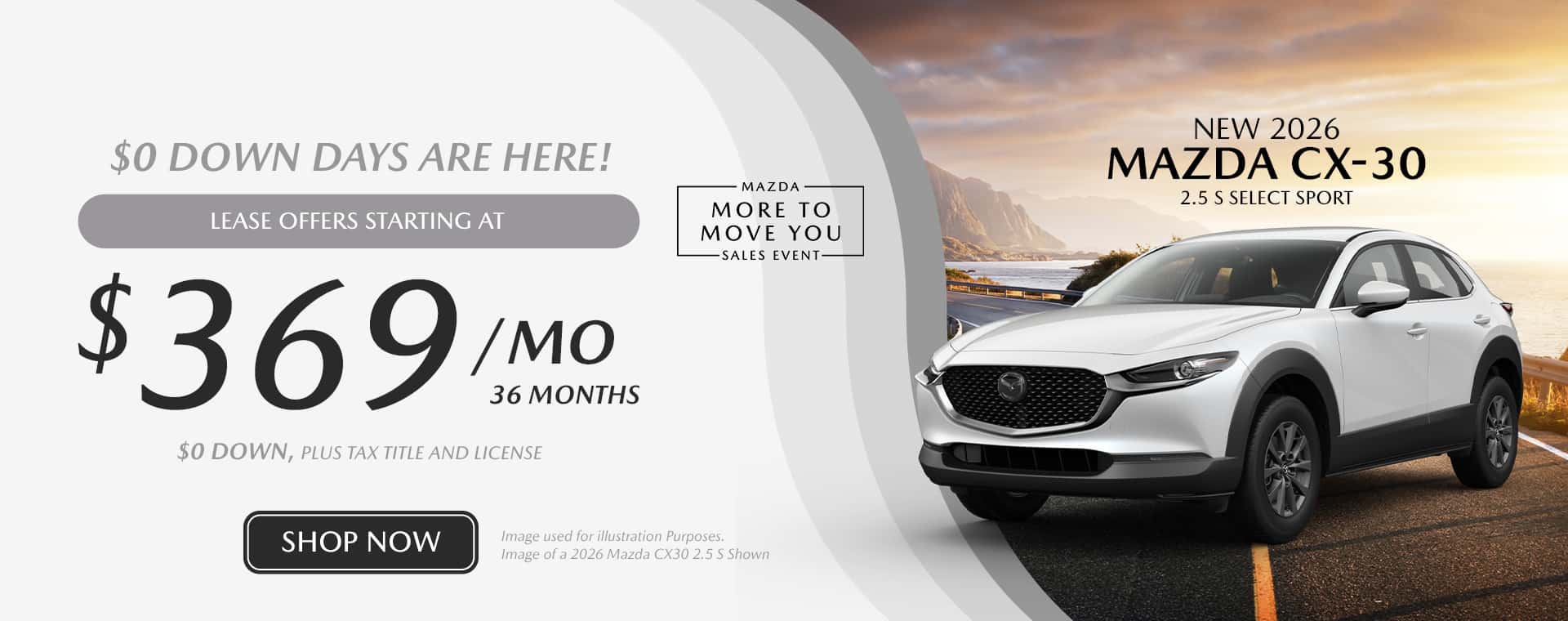 New 2026 CX-30 Slide