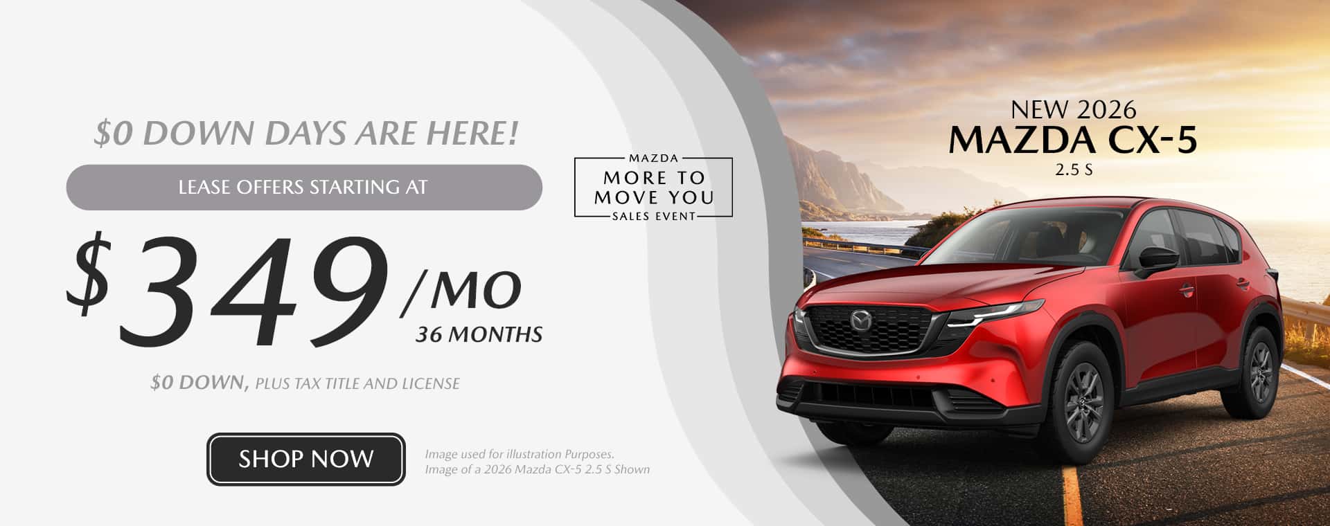 New 2026 CX-5 Slide