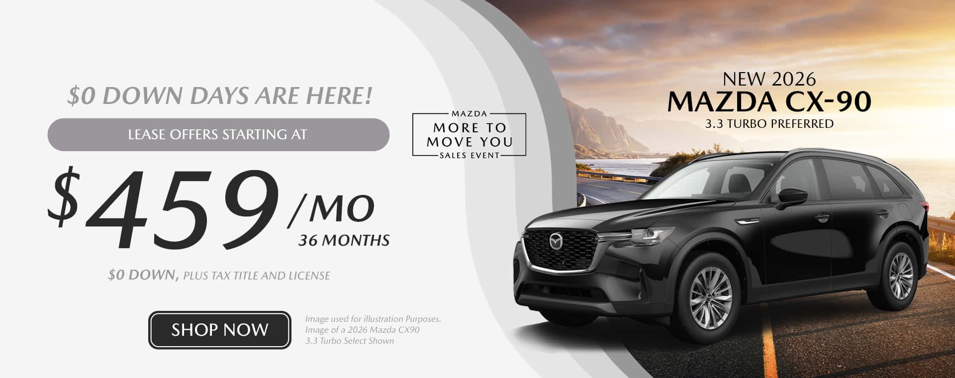 New 2026 CX-90 Slide