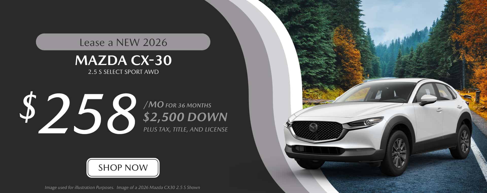 October CX-30 Offer Slide