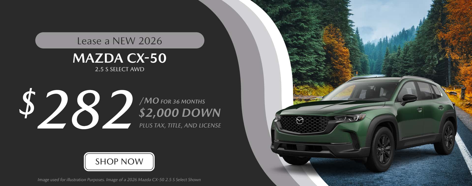 October CX-50 Offer Slide