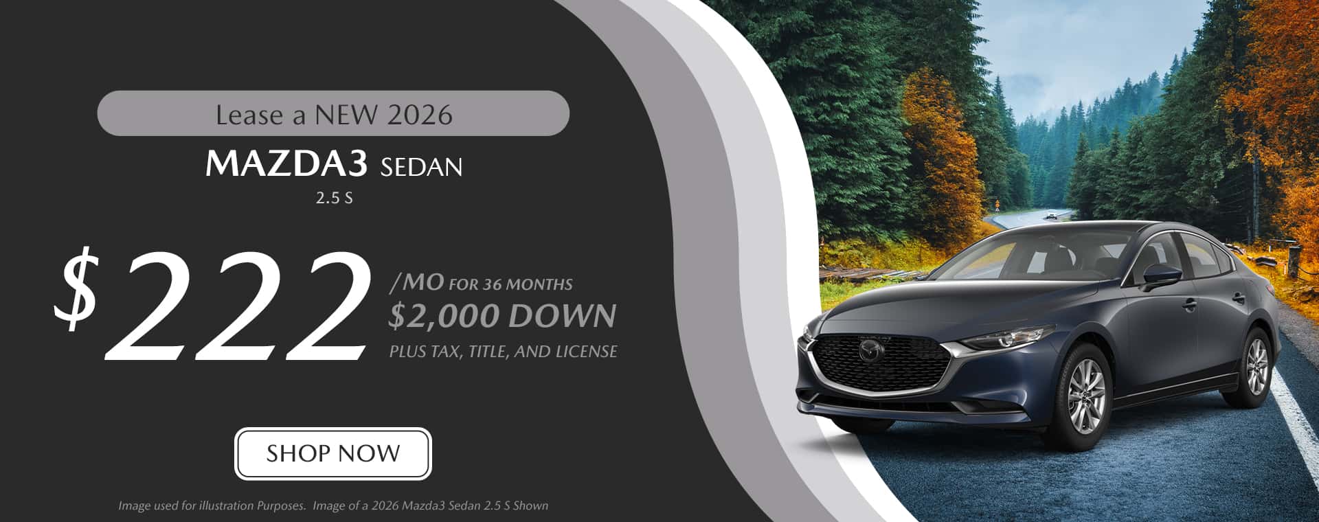 October Mazda3 Offer Slide