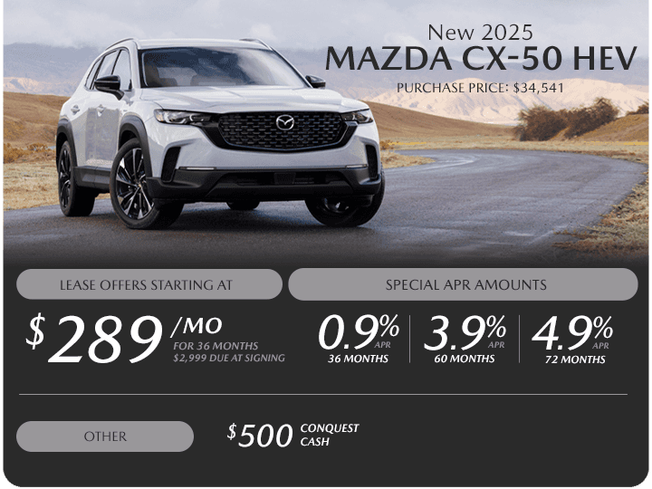 New 2025 MAZDA CX-50 HEV