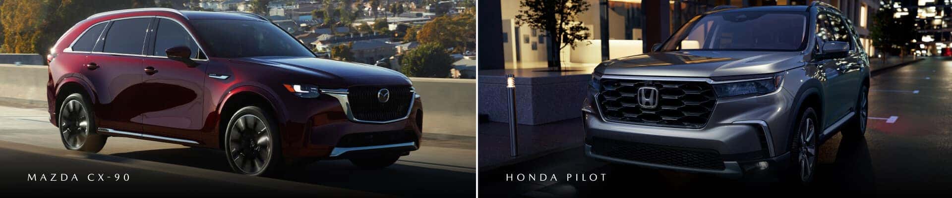 Mazda CX-90 vs Honda Pilot compared