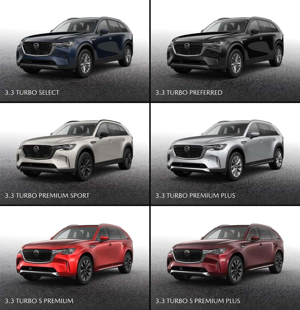 Mazda CX-90 vs. Lexus RX 350 Trim Levels