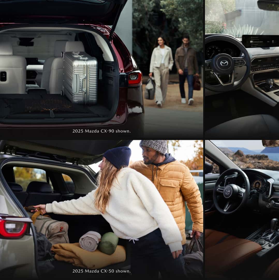 2025 Mazda CX-90 vs. Mazda CX-50 Interior Features