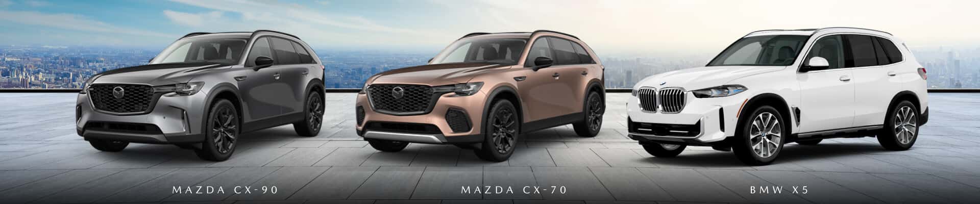 Mazda CX-70 Vs. Mazda CX-90 Vs. BMW X5: Luxury Features Compared