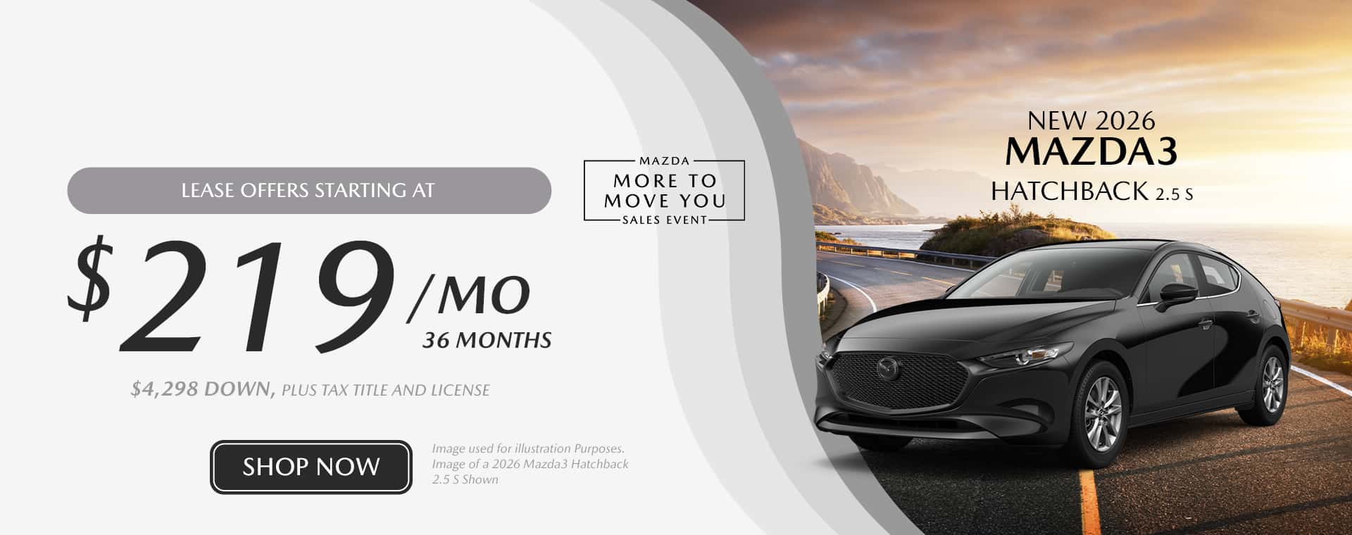 2026 Mazda3 Hatchback Slide