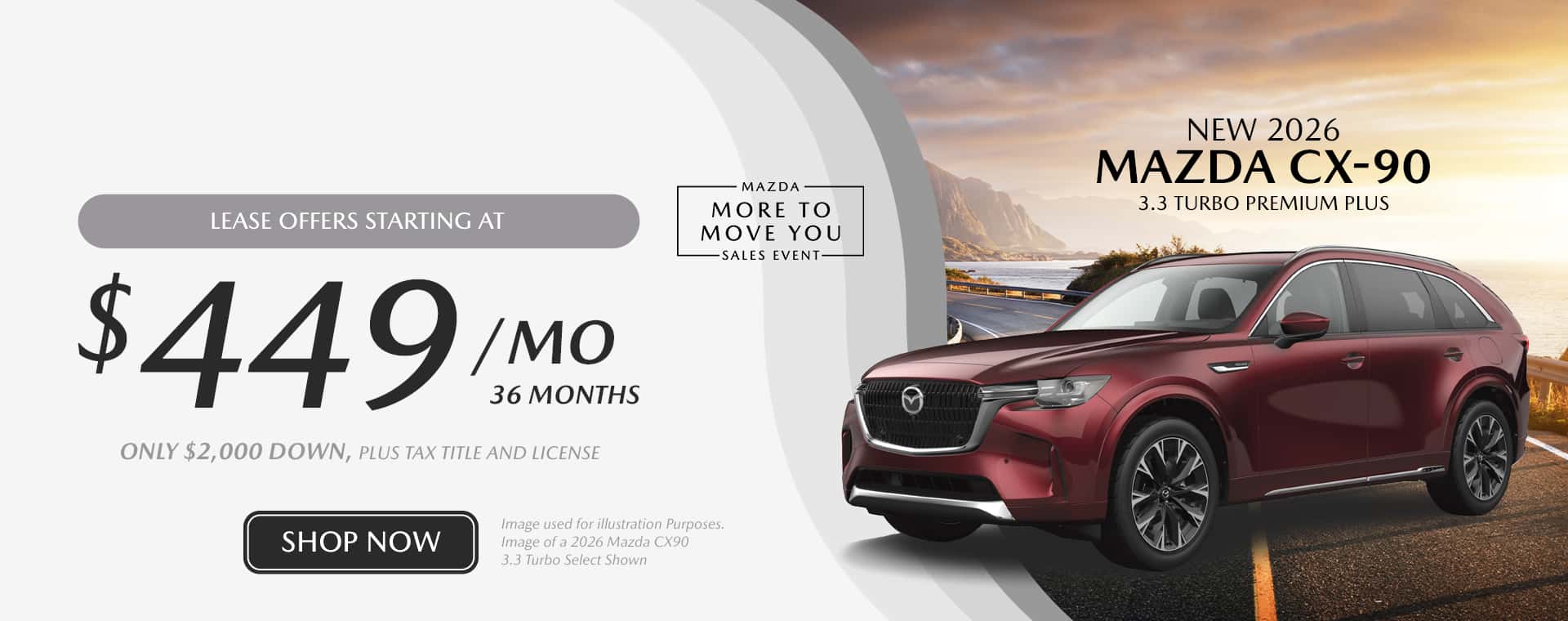 New 2026 CX-90 Slide