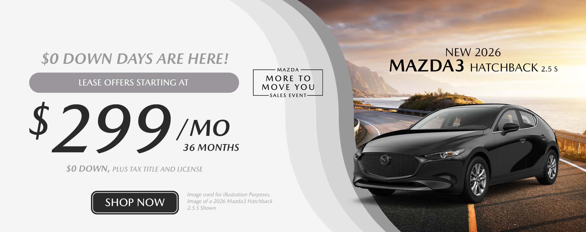 New 2025 Mazda3 Hatchback Slide