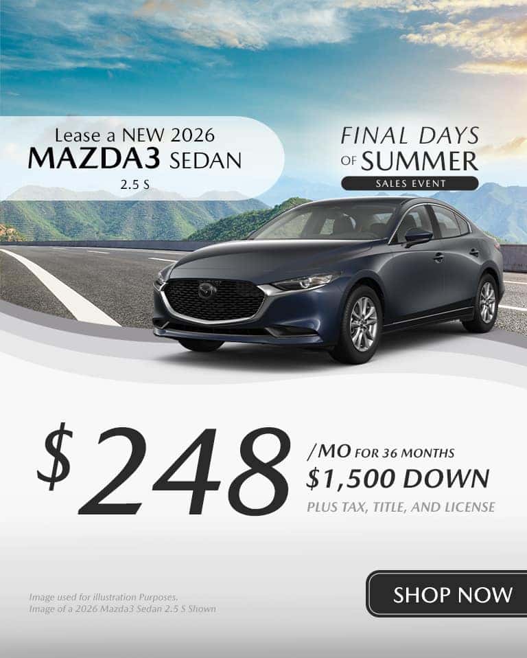 New 2026 MAZDA3 Sedan