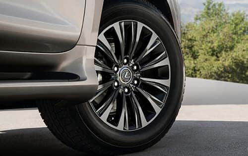 Tire On A Lexus Vehicle