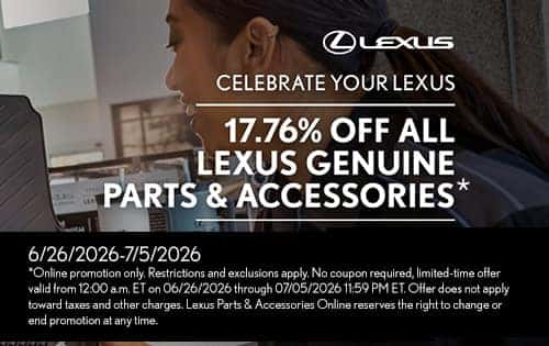 Lexus Parts July Online Only