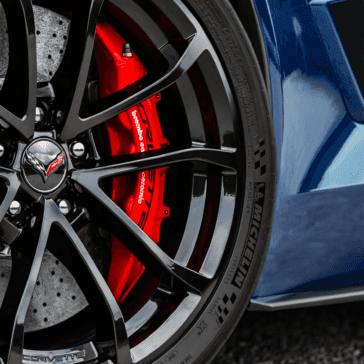 closeup view of rear tire of Grand Sport