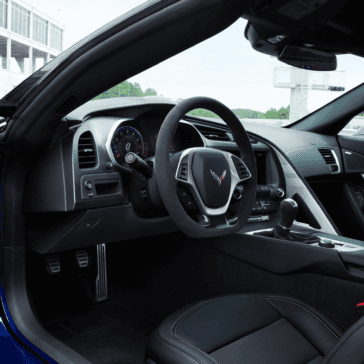driver's door of Grand Sport opened revealing front seats