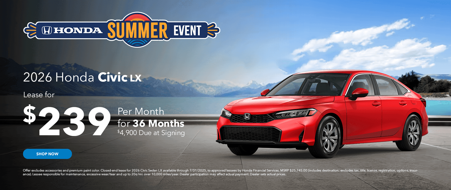2026 Honda Civic LX