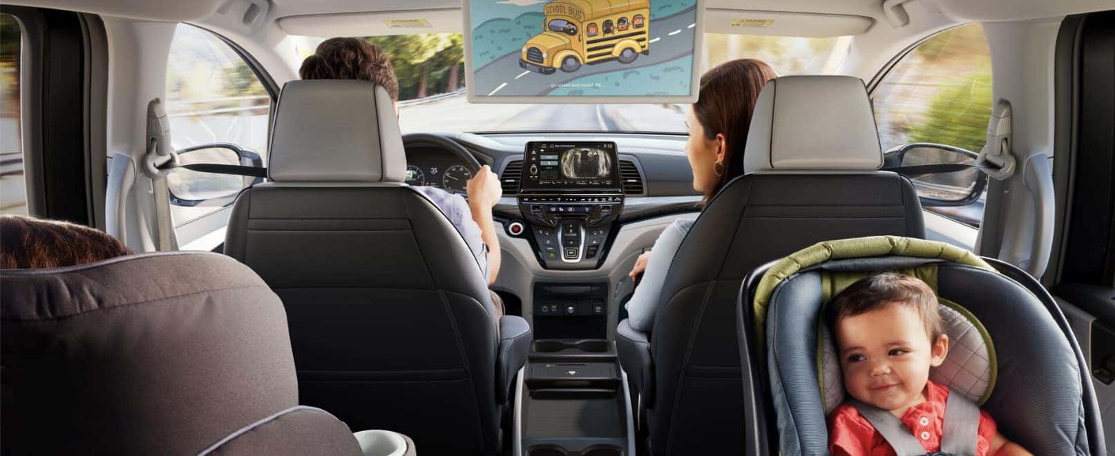 Second row interior of 2026 Honda Odyssey near New Orleans, LA